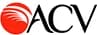ACV logo with red circular element and black text